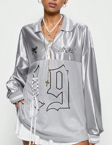 Bluza Oversize SHEIN, gri