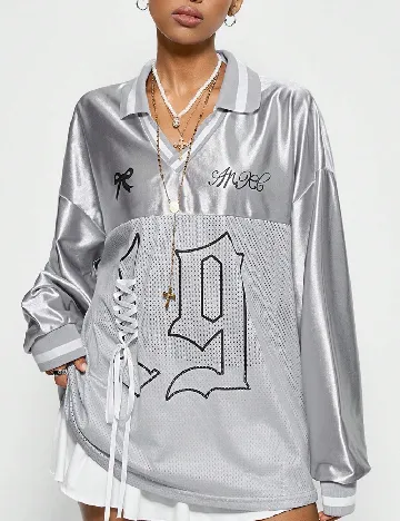 Bluza Oversize SHEIN, gri