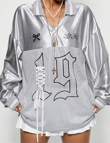 Bluza Oversize SHEIN, gri