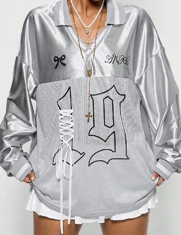 Bluza Oversize SHEIN, gri