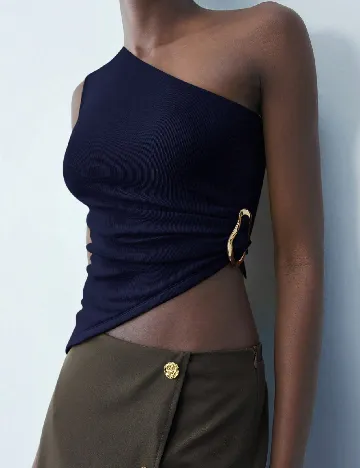 Top SHEIN, bleumarin