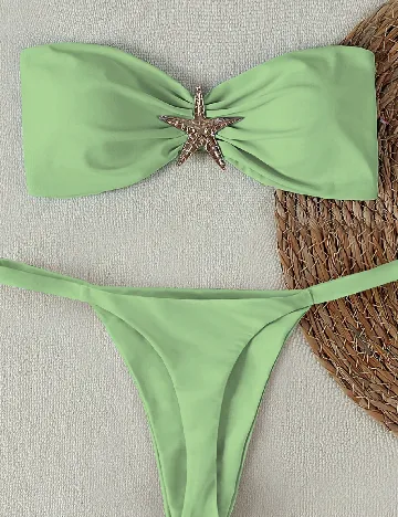 Costum de baie SHEIN, verde