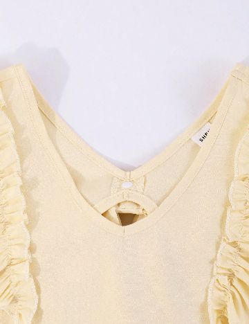 Bluza Shein Kids, galben