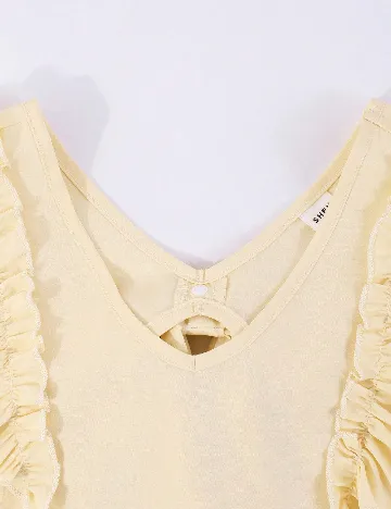 Bluza Shein Kids, galben