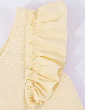Bluza Shein Kids, galben