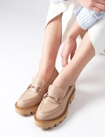 Mocasini Mio Gusto, bej