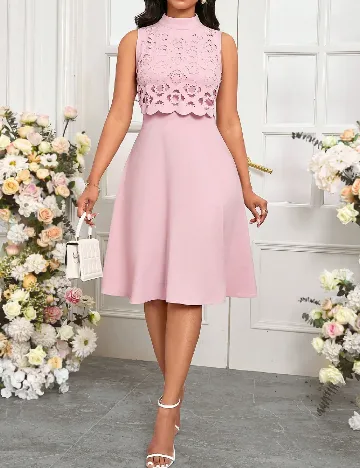 Rochie medie SHEIN, roz