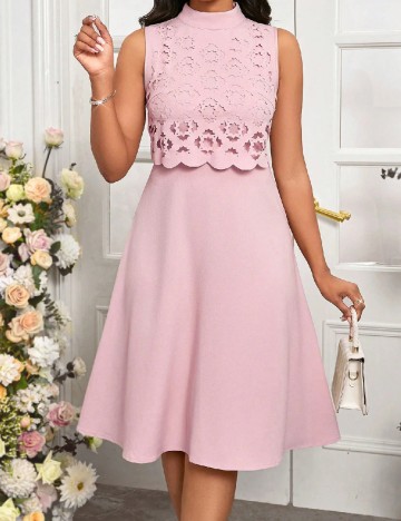 Rochie medie SHEIN, roz