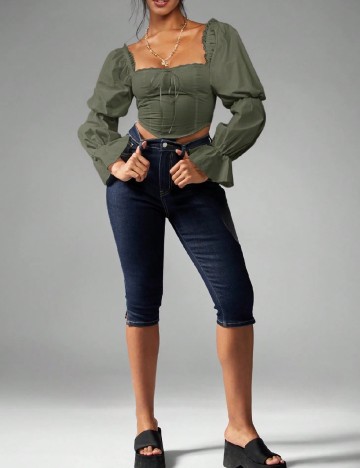 Bluza SHEIN, verde