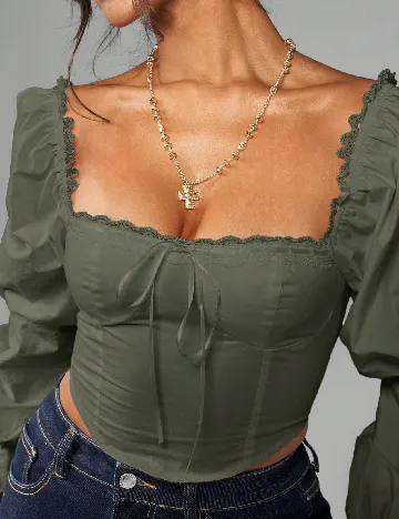 Bluza SHEIN, verde