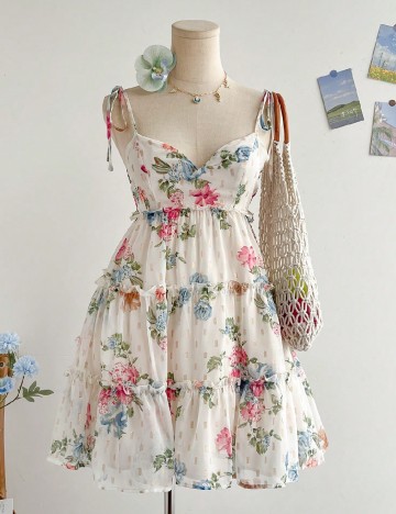 Rochie scurta SHEIN, floral