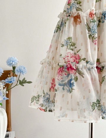 Rochie scurta SHEIN, floral