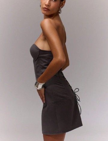 Rochie scurta SHEIN, gri