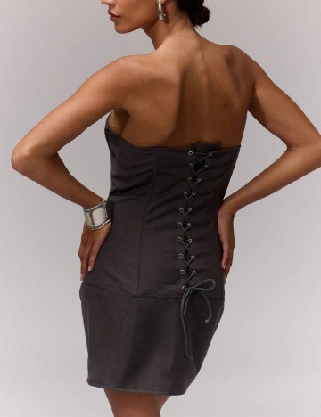 Rochie scurta SHEIN, gri