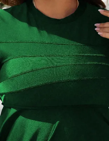 Costum de baie SHEIN CURVE, verde