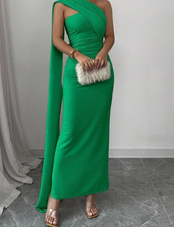 Rochie lunga SHEIN, verde