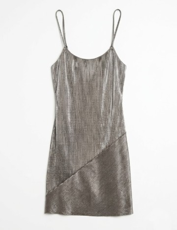 Rochie scurta Bershka, gri