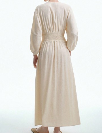 Rochie lunga SHEIN, crem
