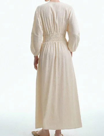 Rochie lunga SHEIN, crem
