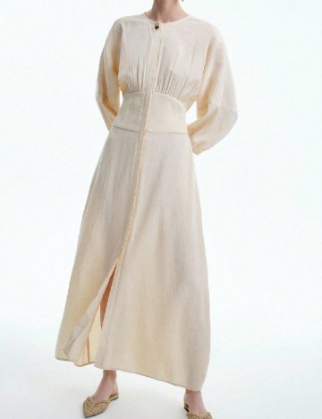 Rochie lunga SHEIN, crem