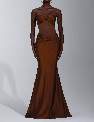 Rochie lunga SHEIN, maro