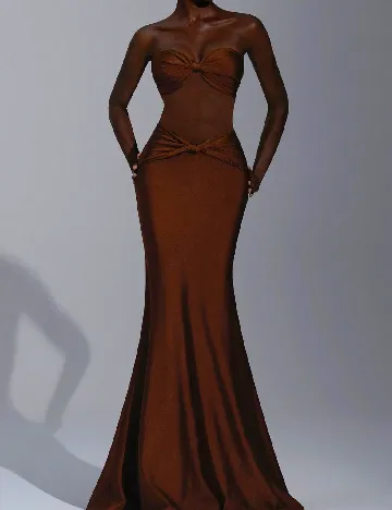 Rochie lunga SHEIN, maro