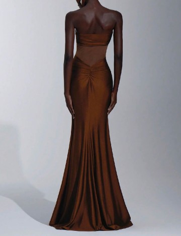 Rochie lunga SHEIN, maro