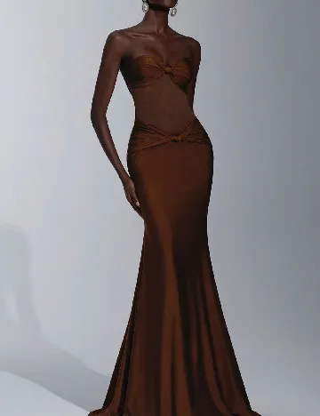 Rochie lunga SHEIN, maro