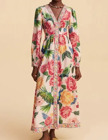 Rochie lunga SHEIN, floral print