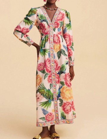 Rochie lunga SHEIN, floral print