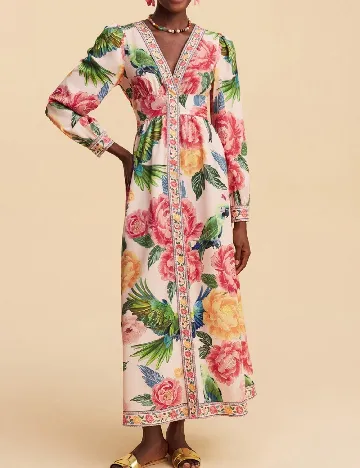 Rochie lunga SHEIN, floral print