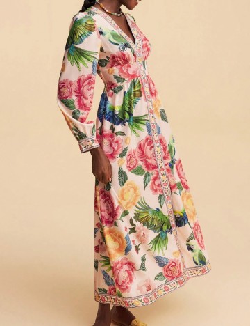 Rochie lunga SHEIN, floral print