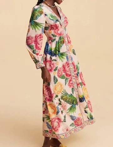 Rochie lunga SHEIN, floral print