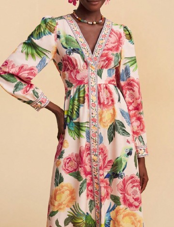 Rochie lunga SHEIN, floral print