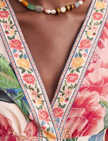 Rochie lunga SHEIN, floral print
