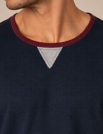 Pijama Intimissimi, bleumarin/rosu