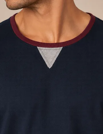 Pijama Intimissimi, bleumarin/rosu