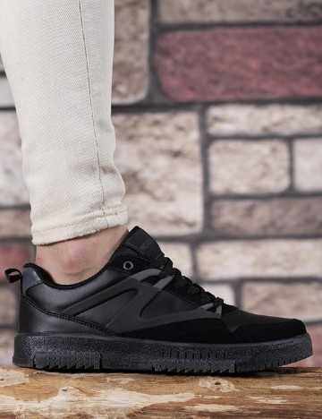 Adidasi Riccon, negru