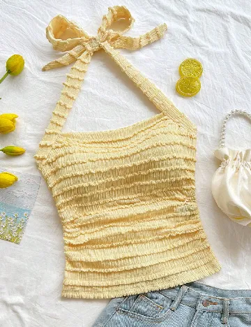 Top SHEIN, galben