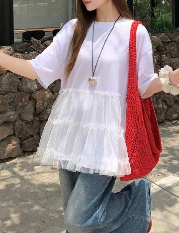 Bluza Dazy, alb