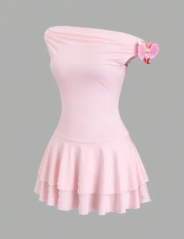 Rochie scurta SHEIN, roz