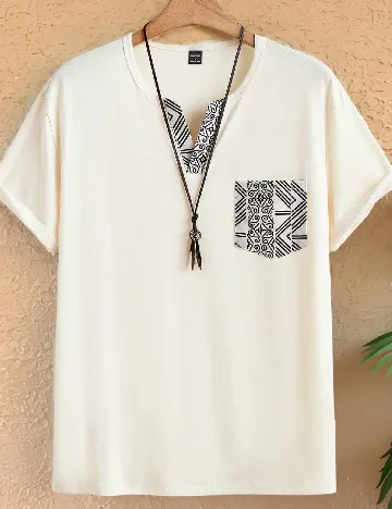 Tricou SHEIN, crem