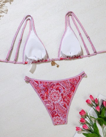 Costum de baie SHEIN, roz