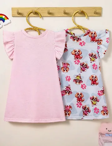 Set Rochii 2 bucati Shein Kids, mix culori