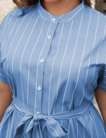 Rochie lunga SHEIN CURVE, albastru