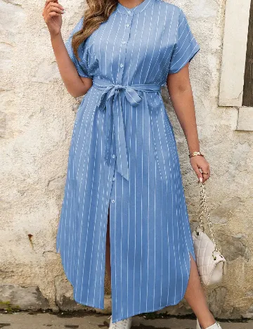 Rochie lunga SHEIN CURVE, albastru
