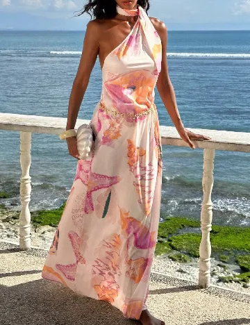 Rochie lunga SHEIN, roz