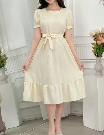 Rochie Shein Kids, crem