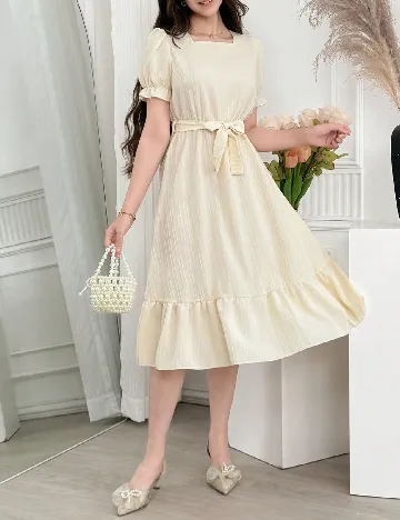 Rochie Shein Kids, crem