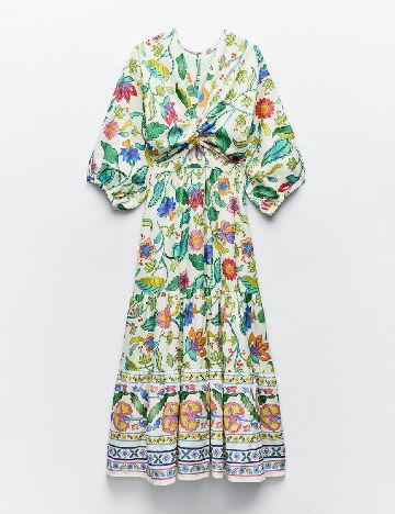 Rochie lunga Zara, mix culori